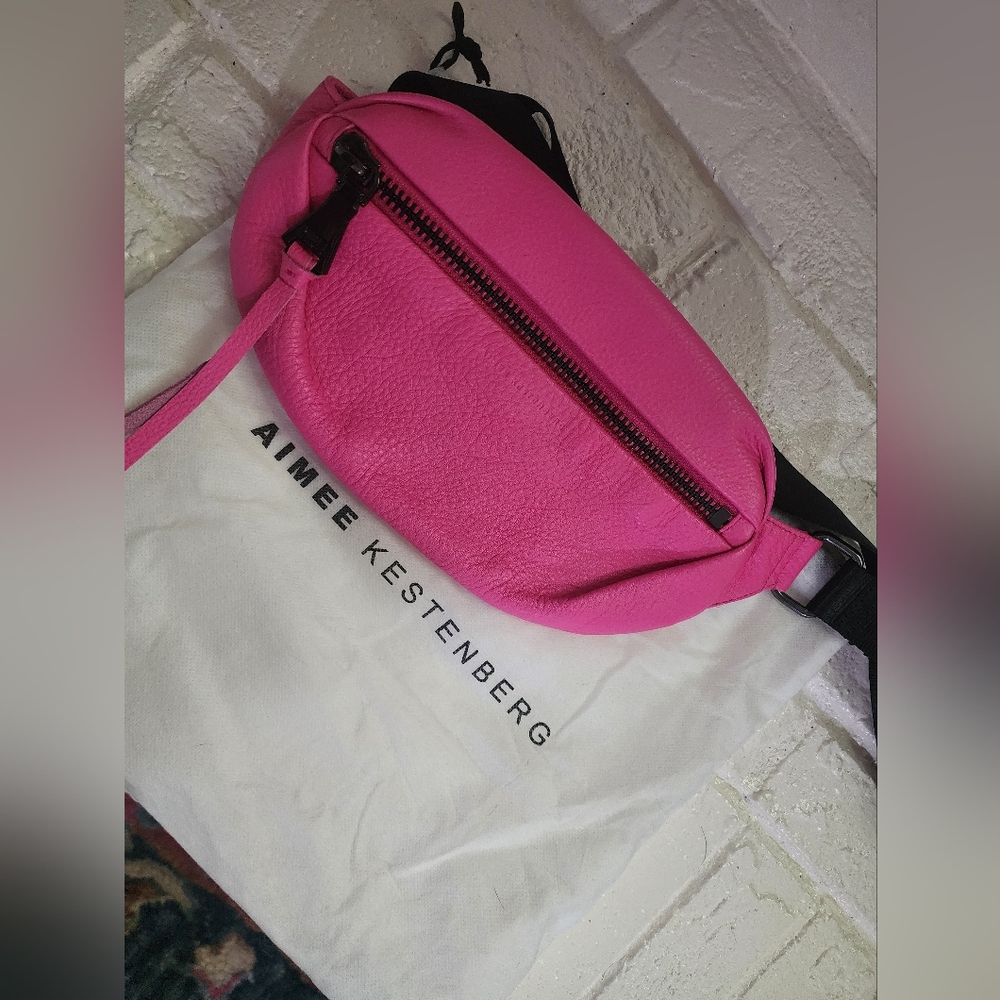 Aimee Kestenberg NWOT hot pink belt bag